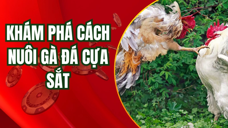 Cách nuôi gà đá cựa sắt đóng vai trò rất quan trọng