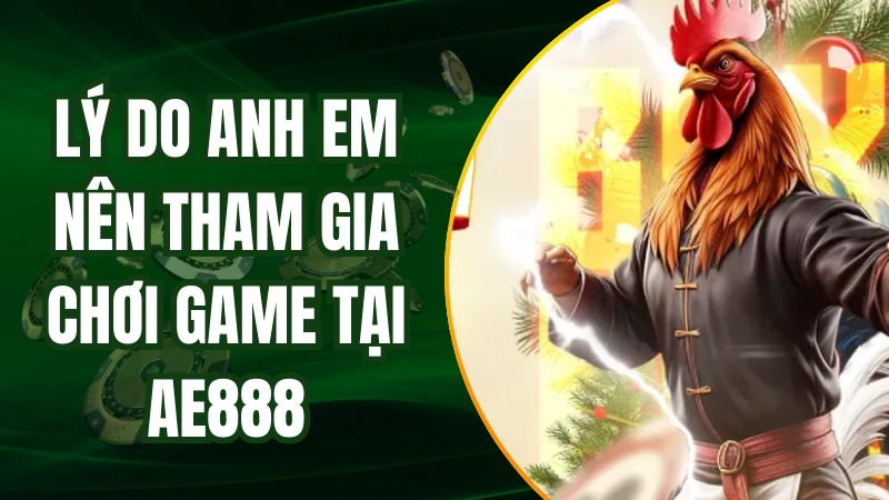 Lý do anh em nên tham đăng ký cá cược tại trang đá gà AE888