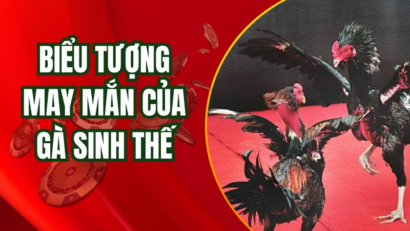 Biểu tượng may mắn mà dòng gà chọi sinh thế mang lại
